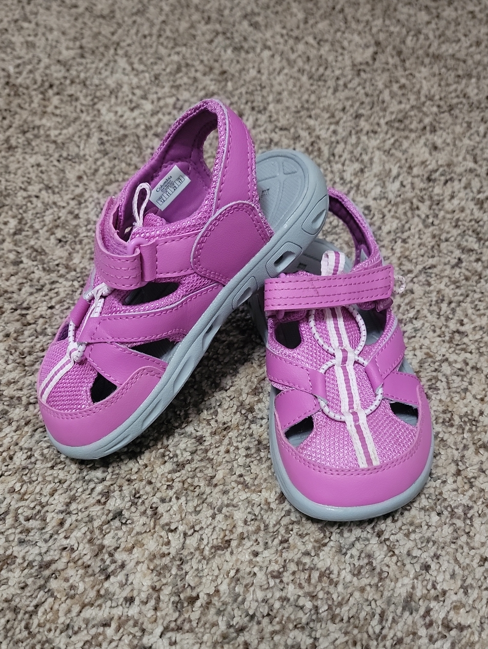 Columbia Pink Closed-Toe Water Sandals